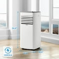 thumbnail image 6 of TURBRO 6,000 BTU PORTABLE AIR CONDITIONER COOLS 400 SQ. FT. FMP06AC - WHITE, 6 of 8