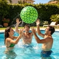 thumbnail image 4 of Voglyf Beach Balls, 25.6 Inch Inflatable Pool Balls, Giant Pool Float Ball, Summer Water Toy for Adults, Mermaid Themed Party Decor for Beach Pool Birthday Ocean Party Favor Supplies,Green, 4 of 6