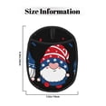 thumbnail image 3 of Pofeuu Gnome Independence Day Print Silicone Pot Mat Mitten With Hanging Loop Heat Resistant Oven Mitts Non-Slip Bbq Baking Smoking Potholders, 3 of 7
