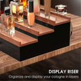 thumbnail image 5 of Wooden Cosmetics Storage Box Perfume Display Stand with Hidden Drawer Stepped Perfume Storage Box, 5 of 5