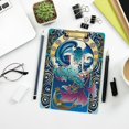 thumbnail image 7 of FMSHPON Fantasy Mermaid Clipboard Hardboard Wood Nursing Clip Board and Pull for Standard A4 Letter 13x9 inches, 7 of 7