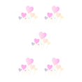 thumbnail image 1 of serony 7pcs/set Cake Topper Heart Shape Wedding Birthday Cake Simple Design Paper Top Decoration pink 5Set, 1 of 6