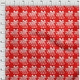 thumbnail image 3 of oneOone Cotton Jersey Red Fabric Merry Christmas Sewing Craft Projects Fabric Prints By Yard 58 Inch Wide, 3 of 4