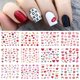 thumbnail image 1 of Deslizadores de flores y letras de amor para manicura de San Valentín, 12 Uds., para decoración de uñas, GLBN1489-1500 de puntas adhesivas al agua Tan Jianjun unisex, 1 of 2