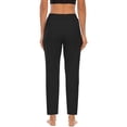 thumbnail image 5 of Women's Dress Pant Stretch Uniform Work Skinny Chino Pants Ladies Low Rise Lounge Business Office Leggings Trousers, 5 of 7
