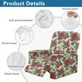 thumbnail image 5 of Kuiaobaty Poinsettia Pattern Recliner Couch Cover Breathable Christmas Reclining Sofa Slipcover Durable Recliner Chair Cover Washable Reclining Slipcover with Pocket for Pets Kids Nonslip, 5 of 8