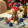 thumbnail image 4 of Bola de ratán, 15PCS Bola de mimbre de 2 pulgadas Bola decorativa Orbes Rellenos de jarrón Lago azul + gris + blanco oso de fresa Juguete, 4 of 4