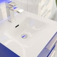 thumbnail image 4 of Eviva Deluxe 20"W x 18"D Blue Freestanding Bathroom Vanity with White Porcelain Integrated Sink, 4 of 11