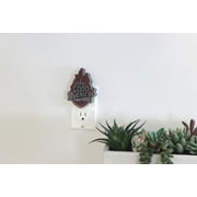 Good Mythical Morning LED Automatic Night Light in Black, 1 pack, 4in High by 1.5in Wide