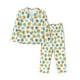 thumbnail image 1 of Balery Tiger Leaves Conjunto de Pijama con Estampado para Mujer, Conjunto de Dos Piezas con Manga Larga, Ropa de Dormir Suave con Bolsillos, Pijamas Cómodos-X-Large, 1 of 7