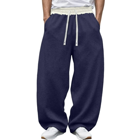 Mens Pants Sweatpants for Men Casual Pants Comfortable Lightweight Soft Stretch Flat Front Trousers With Pockets for Daily Wear