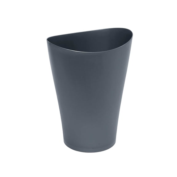 Rubbermaid SpaWorks Bathroom Trash Can, 2.25 Gallon Plastic Round Open Top Garbage Bin, Black