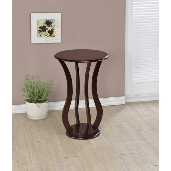 Round Top Plant Stand Cherry
