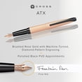 thumbnail image 2 of Cross ATX Brushed Rose Gold Fine Nib Fountain Pen, 2 of 7