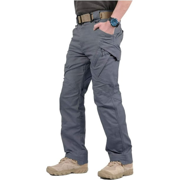 Pantalon tactique d'assaut pour hommes Pantalon cargo de combat militaire  en coton léger 