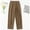 Coffee, variant on AOOCHASLIY Valentine's Day Women Pants Women's Fashion Comfortable Solid Color Pocket Casual Straight Pants