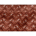 thumbnail image 4 of oneOone Viscose Jersey Dark Rose Brown Fabric Chevron Geometric Quilting Supplies Print Sewing Fabric By The Yard 60 Inch Wide, 4 of 5