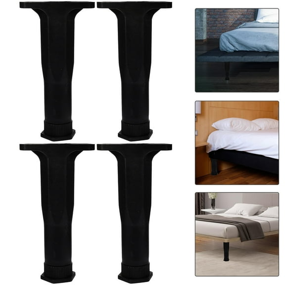FRCOLOR 4pcs Bed Frame Legs Replacement Bed foot support rod Adjustable Bed Frame Support Legs