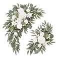 thumbnail image 2 of 2 piezas de flores artificiales para arco de boda, decoración rústica para fondo blanco, 2 of 9