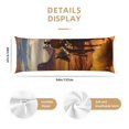 thumbnail image 3 of Fotbe Western Desert Cowboy Cloud Funda para Almohada Corporal con Diseño, Funda de Microfibra Ultrasuave de 20x54 Pulgadas, Ropa de Cama Elegante, 3 of 7