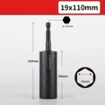 thumbnail image 1 of 110mm Deepen Socket Wrenches Hexagon Nut Driver Drill Bit H8-H14 Sleeve Adapter, 1 of 7