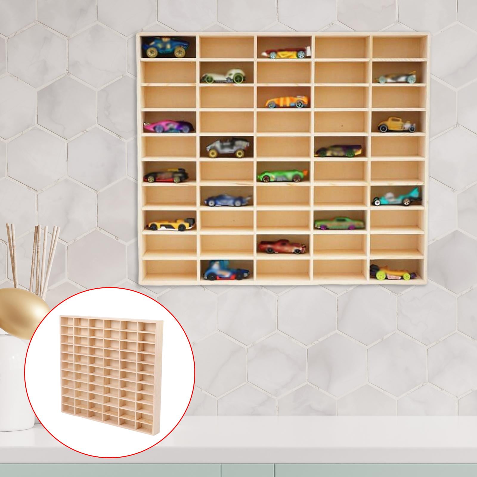 Wood Car Display Rack Toy, Book Organizer Shelf Shelves ,Storage ,Toys