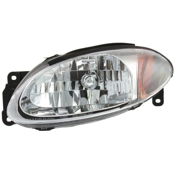 Headlight Compatible With 1998-2003 Ford Escort Left Driver Halogen With bulb(s)