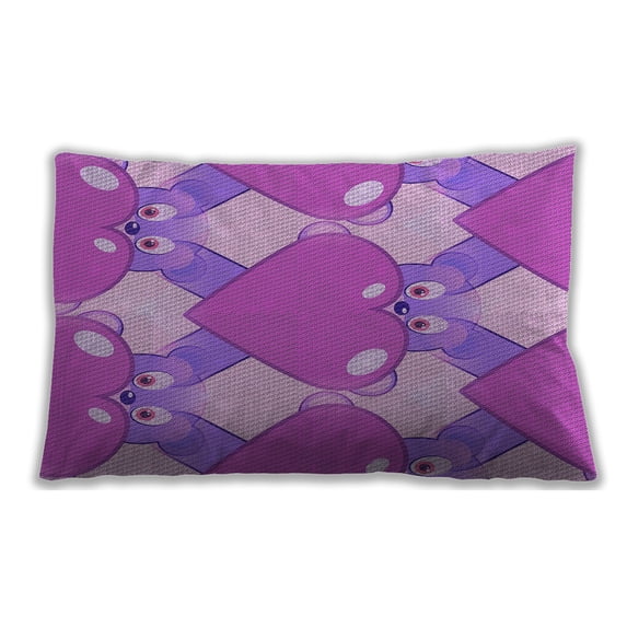 Ahgly Company Indoor Rectangular Contemporary Lumbar Throw Pillow, 13 inch by 19 inch