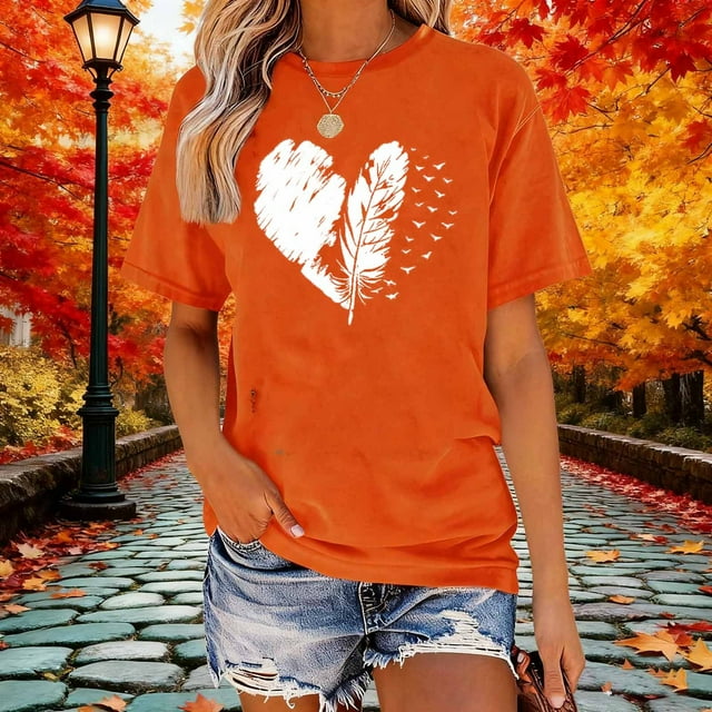 Ounisa Baseball Shirts Women Baseball Mom Tshirt Baseball Heart Graphic Tee Game Day Gifts Funny Short Sleeve Tops