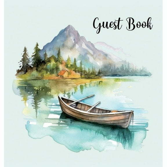 Guest book (hardback), comments book, guest book to sign, vacation home, holiday home, visitors comment book, (Hardcover)