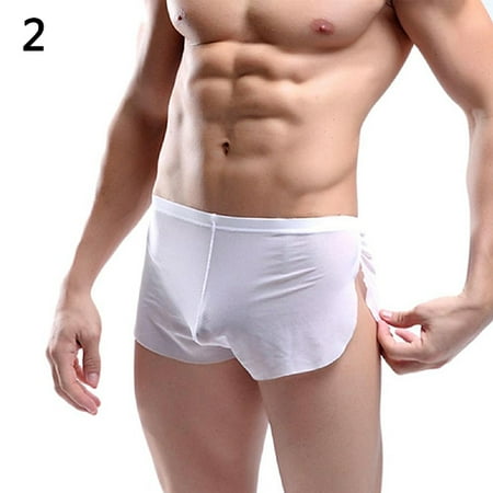 

HEVIRGO Men s Fashion Comfortable Transparent Sexy Sports Shorts Boxer Briefs Underwear