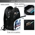 thumbnail image 4 of Xecao Cute Gnomes in USA for Travel Laptop Backpack, USB-Charging-Enabled, Spacious Business Backpack for Men and Women,College School Computer Bag, 4 of 7