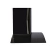 thumbnail image 3 of Campana extractora touch SUPRA para pared de acero inoxidable negro y cristal curvo Con control remoto, 3 of 6