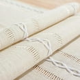 thumbnail image 2 of Rustic Table Runner with Tassels, Boho Table Runners, Farmhouse Table Runner for Holiday Party Home Decor Bohemian Dining Wedding-Ivory, 13x108 Inches, 2 of 6