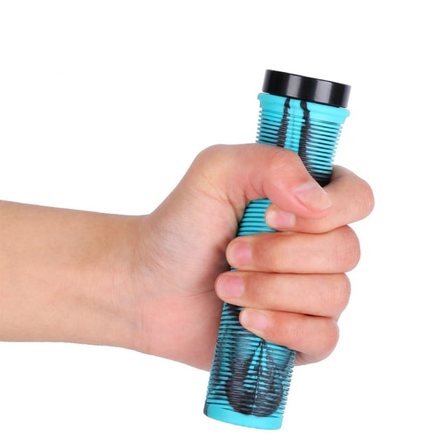 Becaristey Bicycle Grips With Unique Textures Ergonomic Non-skid Shape Unique Rectangle Patterned Textures black