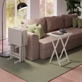 thumbnail image 4 of Alex 5-Pc Snack Table Set White Finish, 4 of 11