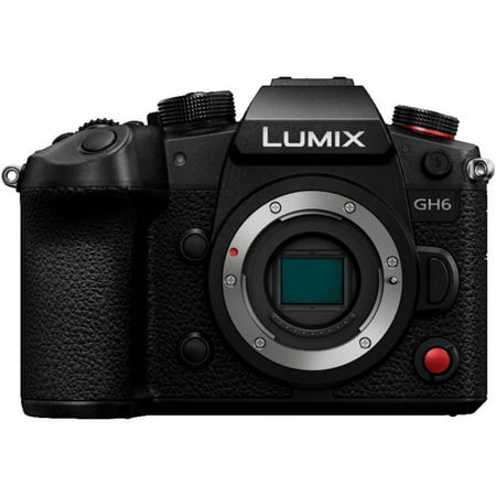 Panasonic - LUMIX GH6 Mirrorless Camera (Body Only) - Black