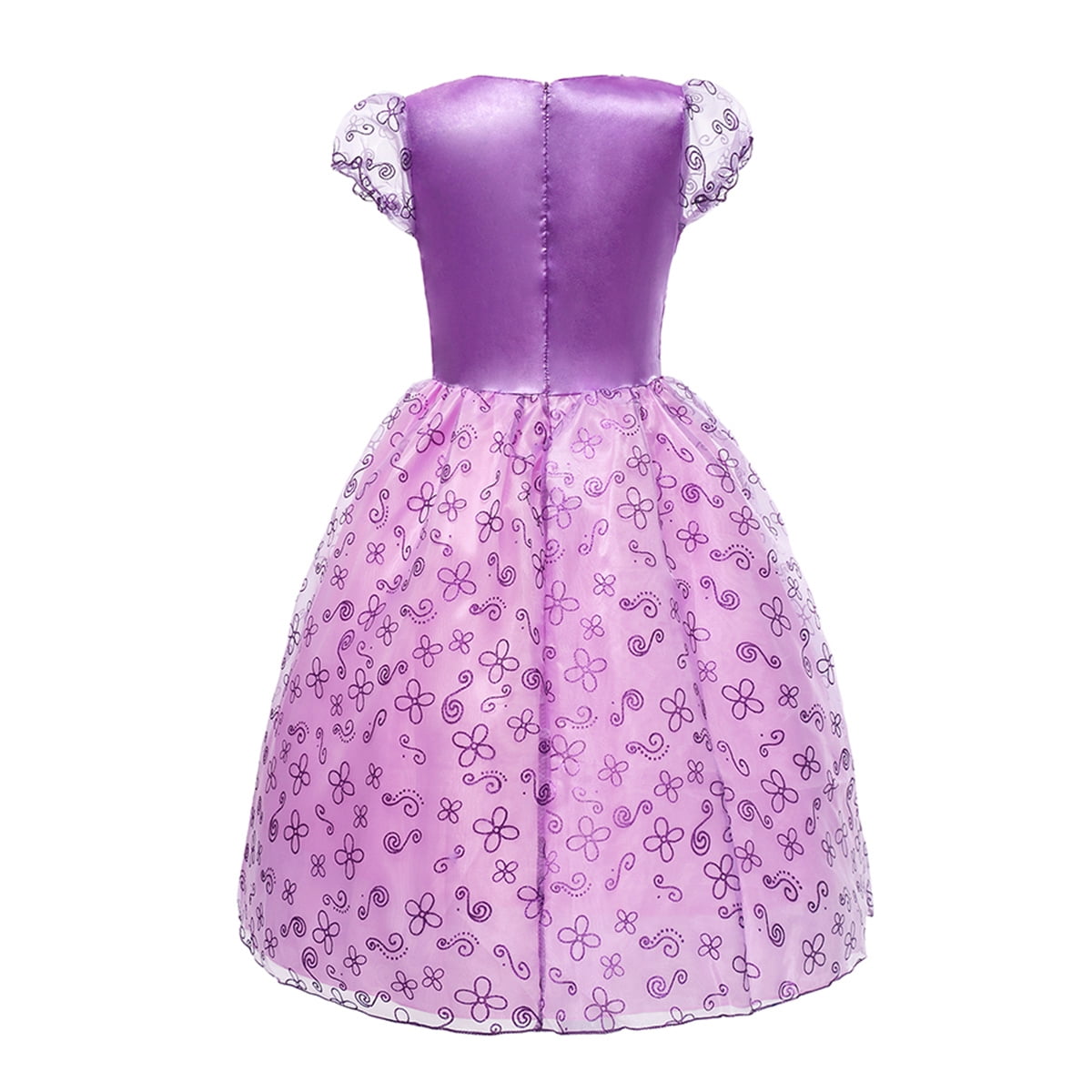 strapless open back dress Princess Sofia the First Dress Ball Gown with Pearls – Cosplayrr