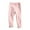 Pink, variant on VERUGU Girls Leggings Fall Winter Kids Elastic Long Pants Fashion Solid Color Brushed Warm Casual Plush Leggings Beige 2 Years