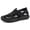 BLACK, variant on YUDAI Men's hiking outdoor sports shoes – Non-Slip, Breathable Sneakers , Workout & Everyday Wear Velcro closure method
