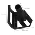 thumbnail image 2 of Mobestech Wall Mounted Mop Broom Organizer Black Garage Tool Rack for Yard and Garden Tools, 2 of 6