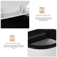 thumbnail image 3 of WASHWEPE Garbage Can for Bathroom Grey PP for Hotel 1Pack, 3 of 8