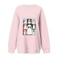 thumbnail image 4 of Jsaierl Halloween Sweatshirts for Women Spooky Pumpkin Ghost Graphic Sweatshirt Loose Fit Round Neck T-shirt Long Sleeve Tunic Pullover Tops Halloween Clothes, 4 of 5