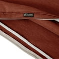 thumbnail image 4 of Classic Accessories Montlake FadeSafe Water-Resistant Patio Lounge Back Cushion Cover, 21 x 15 x 4 Inch, Heather Henna, 4 of 9