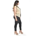thumbnail image 2 of Blusa con detalle de encaje Roman Fashion Talla Extra 8004 Beige 38, 2 of 5