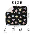 thumbnail image 4 of Pioneer Flower Floral Print Pattern Kitchen Dish Drying Mat 1 Pack, Ultra Absorbent Microfiber Drainer Mat, 16"x18", 4 of 6