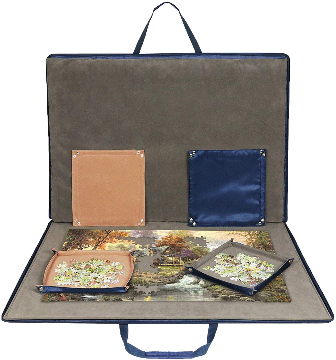 Lavievert 1500 Piece Jigsaw Puzzle Board with Padded Cover Lavievert 1500 Piece Jigsaw Puzzle Board with Padded Cover