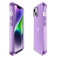 thumbnail image 5 of ITSKINS SPECTRUM-R CASE FOR IPHONE 14 PLUS (6.7") - 100% RECYCLED MATERIALS - CLEAR SERIES - LIGHT PURPLE, 5 of 12
