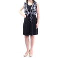 thumbnail image 1 of EMERALD SUNDAE Robe Fourreau Noire Sans Manches au-Dessus du Genou pour Femmes m, 1 of 2