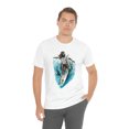 thumbnail image 6 of Jesus Surfing Waves Unisex Jersey Short Sleeve Tee, 6 of 10